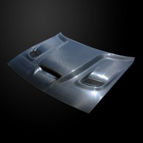 2008-2017 Dodge Challenger Amerihood HellCat Functional Heat Extractor Carbon Fiber Hood - AMH-DCG08AHCATCFH
