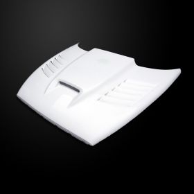 1997-2004 Dodge Dakota SSK Dual-Functional Ram Air Hood Fiberglass - DD97AHSSKFH