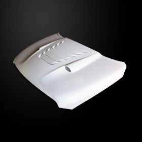 2009-2017 Dodge Ram 1500 TS Dual-Functional Ram Air Hood Fiberglass - DR09AHTSFH