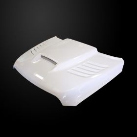 2010-2017 Dodge Ram 2500 SSK Dual-Functional Ram Air Hood Fiberglass - DR10AHSSK