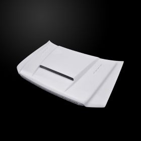 2004-2008 Ford F-150 SMS Fiberglass Dual-Functional Ram Air Hood - F1504AHSMSFHW