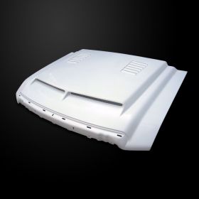 2008-2010 Ford F250 SuperDuty Type-E Dual-Functional Ram Air Hood Fiberglass - F