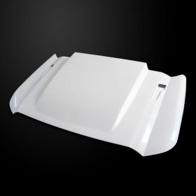 2011-2016 Ford F-250 SuperDuty Amerihood 3" Cowl Dual-Functional Ram Air Fiberglass Hood - AMH-F2511AHCWLFHW