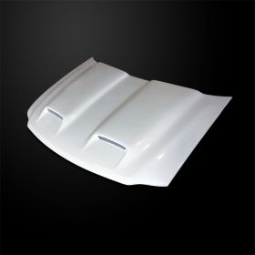 1997-1999 Ford F-250 Light-Duty Amerihood Type-S Functional Ram Air Fiberglass Hood - AMH-F2597AHTSFHW