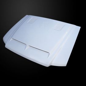 2001-2003 Ford Explorer 2DR Amerihood Type-E Dual-Functional Ram Air Fiberglass Hood - AMH-FEPL01AHTEFHW2