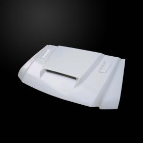 2000-2006 Ford Excursion SSK Fiberglass Dual-Functional Ram Air Hood - FEXC00AHSSKFHW