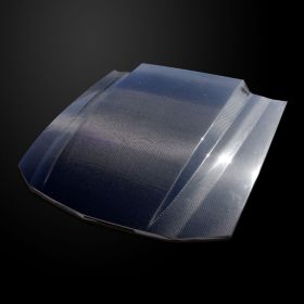 2007-2009 Ford Mustang GT500 Amerihood 3" Cowl Functional Heat Extractor Carbon Fiber Hood - AMH-FM05AHCWLCFH500