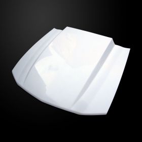 2007-2009 Ford Mustang GT500 Amerihood 3" Cowl Functional Heat Extractor Fiberglass Hood - AMH-FM05AHCWLFHW500