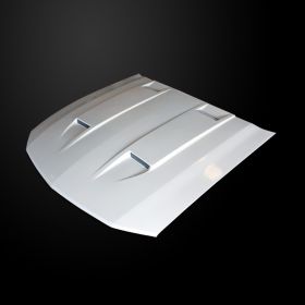 2005-2009 Ford Mustang Type-3 Dual-Functional Ram Air Hood Fiberglass - FM05AHT3