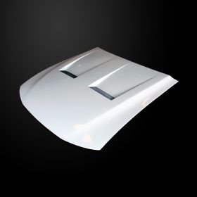 2005-2009 Ford Mustang Type-6 Functional Heat Extractor Hood Fiberglass - FM05AH