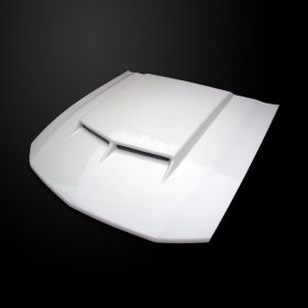 2005-2009 Ford Mustang Type-C Functional Ram Air Hood Fiberglass - FM05AHTCFHW