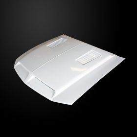 2005-2009 Ford Mustang Type-E Dual-Functional Ram Air Hood Fiberglass - FM05AHTE