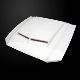 2010-2014 Ford Mustang GT500 Amerihood Type-C Functional Ram Air Fiberglass Hood - AMH-FM10AHTCFHW500
