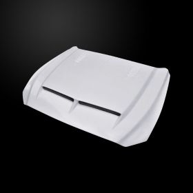 2015-2017 Ford Mustang V6/GT/Ecoboost Type-E Fiberglass Dual-Functional Ram Air Hood - FM15AHTEFHW