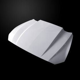 2018-2019 Ford Mustang V6/GT/Ecoboost 3" Cowl Fiberglass Functional Heat Extractor Hood - FM18AHCWLFHW