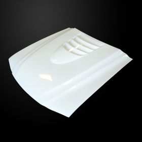 1994-1998 Ford Mustang Type-1 Functional Heat Extractor Hood Fiberglass - FM94AH