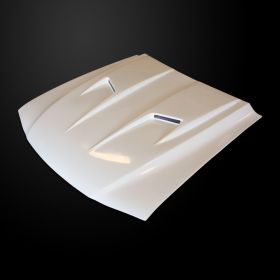 1994-1998 Ford Mustang Type-3 Dual-Functional Ram Air Hood Fiberglass - FM94AHT3