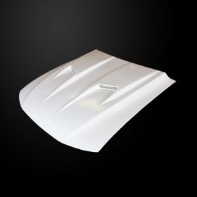 1999-2004 Ford Mustang Type-3 Dual-Functional Ram Air Hood Fiberglass - FM99AHT3