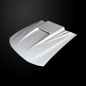 1999-2004 Ford Mustang Type-5 Dual-Functional Ram Air Hood Fiberglass - FM99AHT5