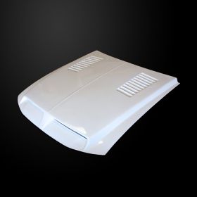 1999-2004 Ford Mustang Type-E Dual-Functional Ram Air Hood Fiberglass - FM99AHTE