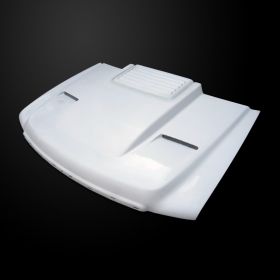 2007-2013 Gmc Sierra 1500 Cowl-2 Dual-Functional Ram Air Hood Fiberglass - GS07A