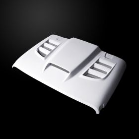 2020-2021 Jeep Gladiator SSK Dual-Functional Ram Air Fiberglass Hood - AmeriHood JGD20AHSSKFHW