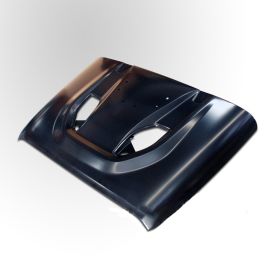 2007-2017 Jeep Wrangler JK Dome Style Functional Heat Extractor Hood Steel - JW0