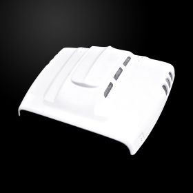 1997-2006 Jeep Wrangler AGG Fiberglass Functional Heat Extractor Hood - JW97AHAGGFHWTJ