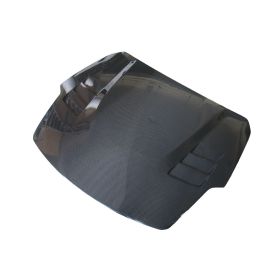 2007-2008 Nissan 350z Web Carbon Fiber Functional Heat Extractor Hood - N3507AHWEBCFH