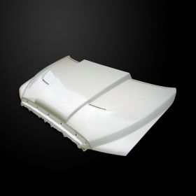 2007-2013 Toyota Tundra Amerihood Type-S Functional Heat Extractor Fiberglass Hood - AMH-TTU07AHEXEFH