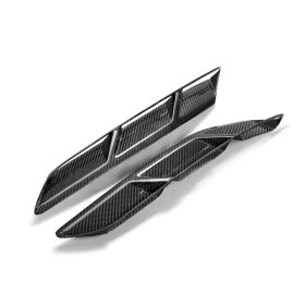 2015-2017 Chevy Corvette C7 STINGRAY Carbon Fiber Fender Inserts by Anderson Com