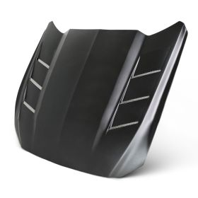 2015-2017 Ford Mustang Heat Extractor Fiberglass Hood by Anderson Composites - A