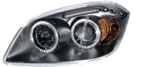 2005-2010 Chevy Cobalt Halo Projector Headlights - Black - 02-AZ-COB05-PBC-RN-A
