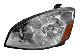 2005-2006 Nissan Altima Euro Crystal Headlights - Chrome - 02-AZ-NA05-C-A