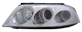 2001-2005 VW Passat Halo Projector Headlights Chrome Clear - 02-AZ-VP01-PCC-RIM-G2