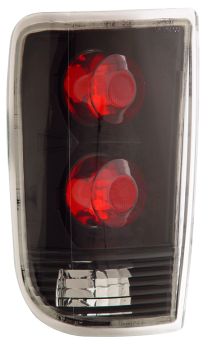 1995-2000 Chevy Trailblazer Euro Tail Lights - JDM Black - 03-CB9500TLAJM