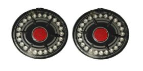 2005-2012 Chevy Corvette & Z06 Euro LED Taillights - Black - 03-CC05TLEDJM
