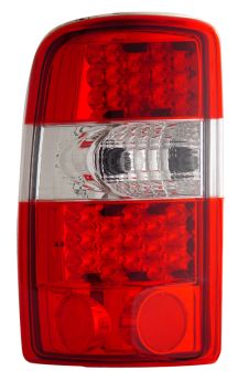 2000-2006 Chevy Tahoe & Suburban LED Tail Lights - Red / Clear - 03-CD2000LED