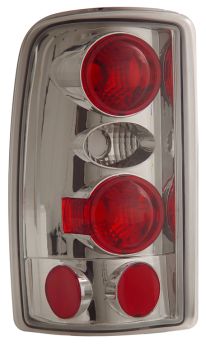 2000-2006 Chevy Tahoe / Suburban Euro Tail Lights - Chrome - 03-CD2002TLA