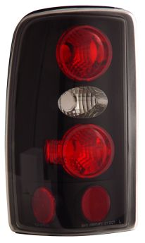 2000-2006 Chevy Tahoe / Suburban Euro Tail Lights - JDM Black - 03-CD2002TLAJM