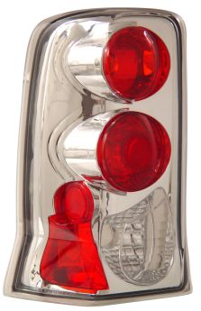 2002-2006 Cadillac Escalade Euro Tail Lights - Chrome - 03-CE2000TLA
