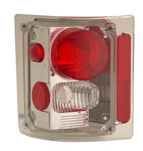 1973-1987 Chevy C10 Full Size Truck Euro Tail Lights - Chrome - 03-CF7387TLA