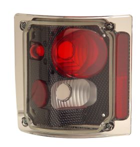 1973-1987 Chevy C10 Full Size Truck Euro Tail Lights - Carbon Fiber - 03-CF7387TLACF