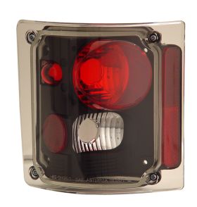 1973-1987 Chevy C10 Full Size Truck Euro Tail Lights - JDM Black - 03-CF7387TLAJM