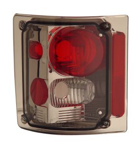 1973-1987 Chevy C10 Full Size Truck Euro Tail Lights - Smoke - 03-CF7387TLASM