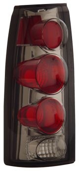 1988-1998 Chevy C10 Full Size Truck 3D Euro Tail Lights - Smoke - 03-CF8898TLAG4SM