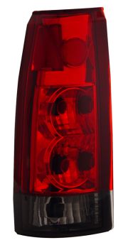 1988-1998 Chevy C10 Full Size Truck G5 Euro Tail Lights - Red/Smoke - 03-CF8898TLAG5RS