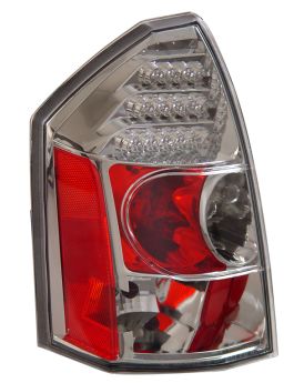 2005-2007 Chrysler 300 / 300C LED Taillights - Chrome - 03-CHR32003TLEDAC