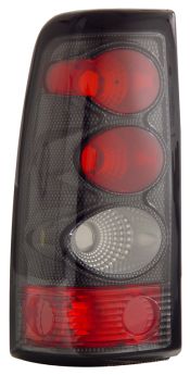 2003-2006 Chevy Silverado Euro Tail Lights - Carbon Fiber - 03-CL2003TLACF