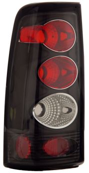 1999-2002 Chevy Silverado Gen 2 Euro Tail Lights - JDM Black - 03-CL9902TLAG2JM